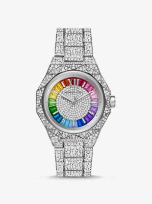 michael kors rainbow watch|michael kors raquel watch.